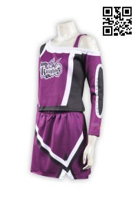 CH125 女式打氣衫 啦啦隊裙服套裝 啦啦隊裙訂造 打氣衫個性設計 女款 啦啦隊服公司 